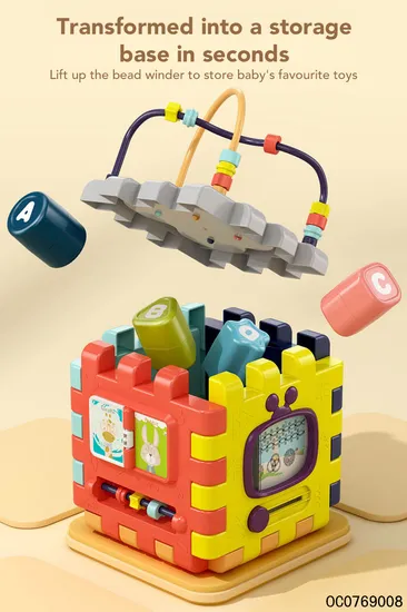 Montessori Block Toy Sets Children's Puzzles Building Block Sets Wholesale