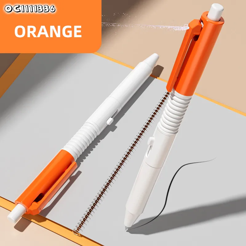 2in1 Personalized Pens Funny New Novelty Writing Pump Portable Spoof Toys Water Spray Pen Water Gun for Kids