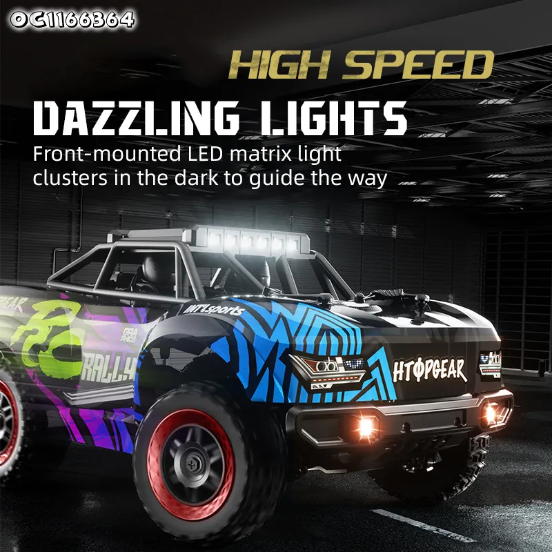 Large RC Car 1: 18 Scale High Speed off Road Remote Control 4WD Toy Drift Racing Car with Dazzling Light for Wholesale