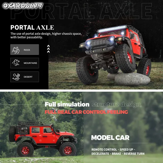 High Quality RC Drift 1: 24 Scale 4WD Remote Control Racing Car Models Climbing off Road Vehicle Toy Car