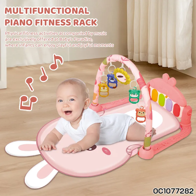 Non Toxic Soft Safe Musical Piano New Born Baby Training Activity Creative Mat Gym Play Mat for Baby Fitness Game