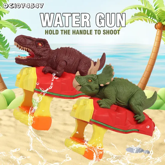 Tyrannosaurus Rex Outdoor Shooting Handheld Dinosaur Wrist Water Gun Mini Plastic Toy Water Spray Gun for Kids