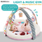 Hot Selling Baby Musical Hanging Rattle Toys New Born Soft Safe Cotton Baby Blanket with Cloth Book