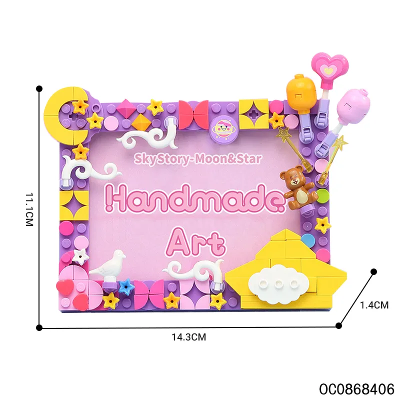 Kids Custom Building Blocks Photo Frame Educational Baby Toys for Sale