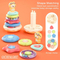 New Stacks of Circles Silicone Stacking Ring Stem Learning Other Baby Toys