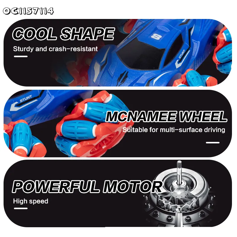 Hobby Grade Lighted up Gift Cheap Wholesale Fancy RC Stunt Cars Remote Control Toys Car for Boys