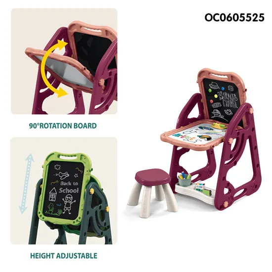 Foldable Double Sides Children Art and DIY Wholesale Magnetic Writing Toys Drawing Board