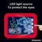 Wholesale Magnetic Kids Electronic 8 Colour Lights Children LCD Writing and Drawing Board