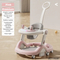 New Style Multifunction Luxury Round Bottom Real Baby Walker Sit to Stand Learning Walker Kids with Music Light and Push Rod Toys That Help Babies Learn to Walk