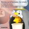 Wholesale Cartoon Penguin Design Mini Water Dispenser Children's Mini Plastic Kitchen Toy for Kids