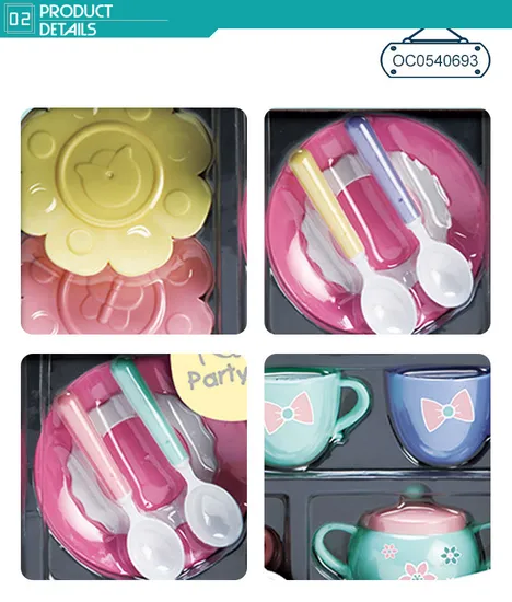 Wholesale Kids Plastic Taste Kitchen Tableware Toys for Girls Pretend