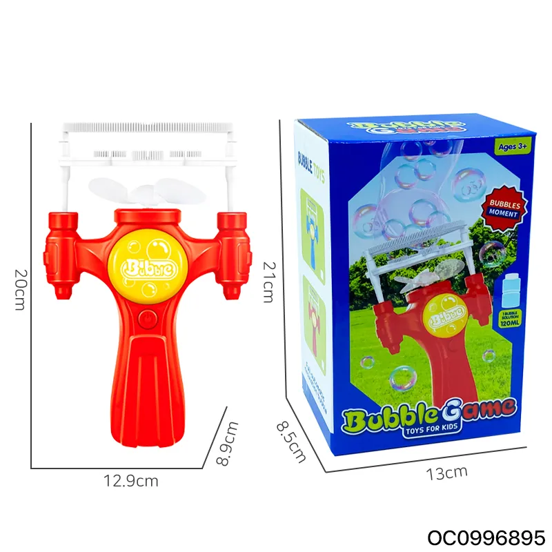 Tray 115ml Bubble Water Set Outdoor Structures Kids Toy Gun Bubble Machine with No Battery