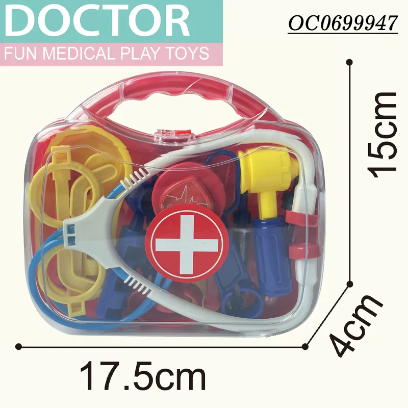 Medical Accessories Equipment Playing Pretend Plastic Doctor Toy for Kids Role Play