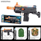 Pretend Play Electric Gun Toys Weapon Cheap Realistic Gun Toy with Sound Made in China for Kids with Vest Backpack