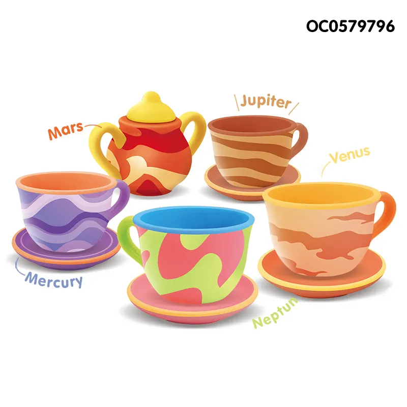 Wholesale Child Ceramics Tea Set Kits Popular DIY Montessori Handmade Toy