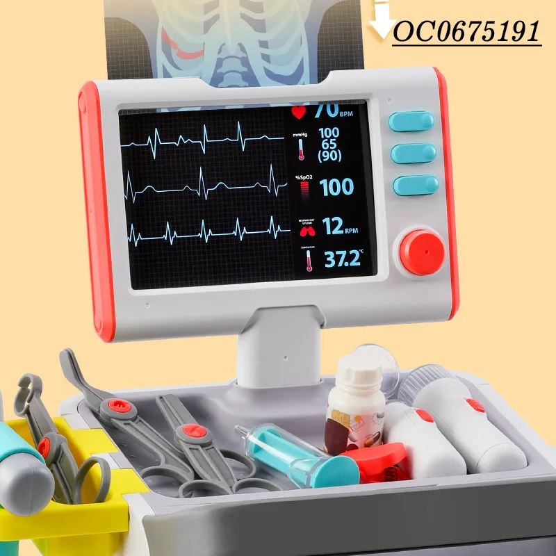 Montessori Medical Game Pretend Kids Creative Toy Educational Hospital Play Doctor Set for Child