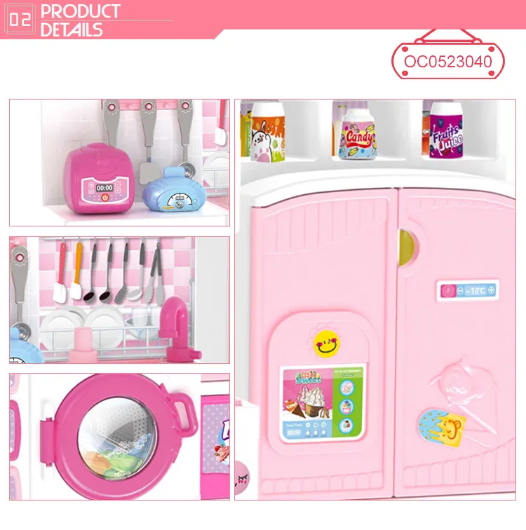 Wholesale Pretend Plastic Doll Baby Children Kitchen Toys Play Set