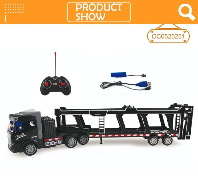 1: 48 Remote Control Trailer Transportation Toy Truck RC Trailer No Reviews Yet