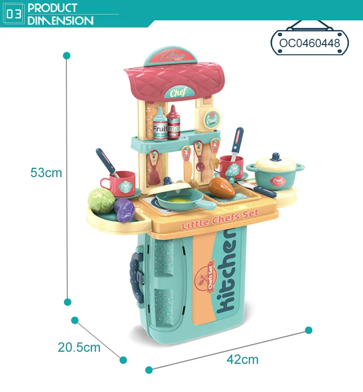 Wholesale Educational Miniature Plastic Children House Play Kitchen Gift Sets
