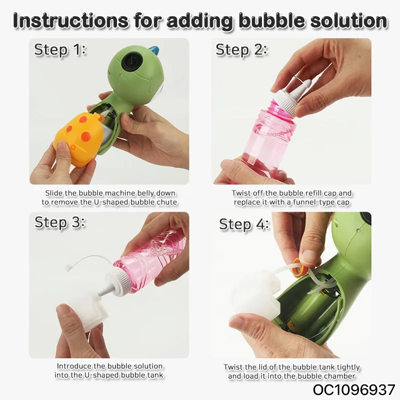 Children New Mode Summer Electronics Item China Bubble Water Dinosaur Bubble Gun Machine Other Outdoor Toys Gun