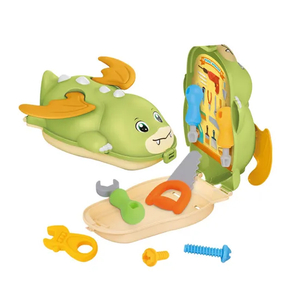 Pretend Play Screw Nuts Plastic Kids Engineering Toys Drill Machine Set Hand Tools and Power Tools Set Toys for Mechanics