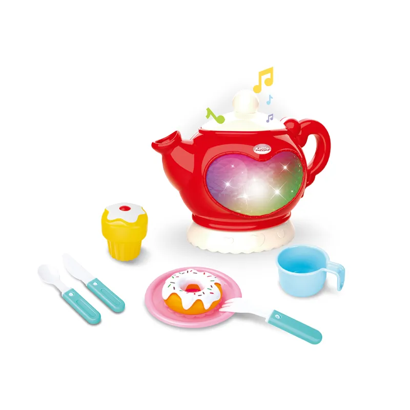 Wholesale Afternoon Tea Cup Pretend Play Set Kitchen Children Kids Tea Electrical Toy