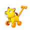 Hot Selling Summer Time Multi Hole LED Electric Animal Cart Kids Animal Bubble Machine Fun Plastic Bubble Gun Toys