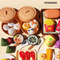 Wholesale Funny Educational 80 Pieces Plastic Food Toy Kids Kitchen Toy Pretend Play Set