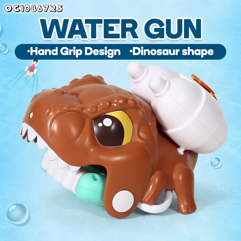 Wholesale Hand Held Water Games Dinosaur Toy Tyrannosaurus Funny Outdoor Summer Shooting Toys Wrist Water Guns for Kids in Bulk