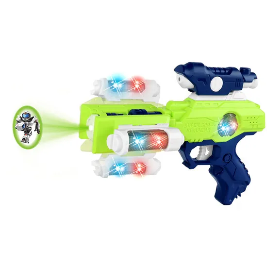 Projection Space Toy Gun with Light and Music for Kids Shooting