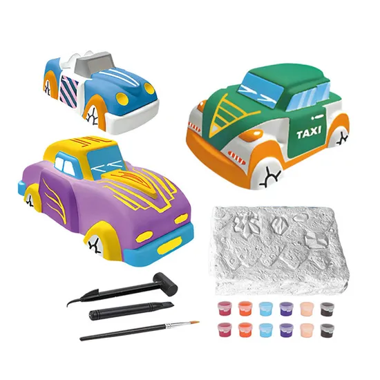 Creative Educational Drawing Toy Children Graffiti DIY Arts and Craft Plaster Painting Montessori Educational Toys for Kids