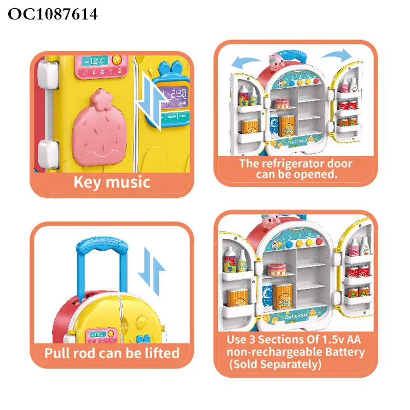 Wholesale Kids Set Plastic Children House Kitchen Food Simulation Pretend Play Toy Set