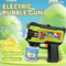 Kids Wholesale Outdoor Toys Structures Popular Automatic Space Soap Bubble Machine Gun Toys with Light and Bubble Water