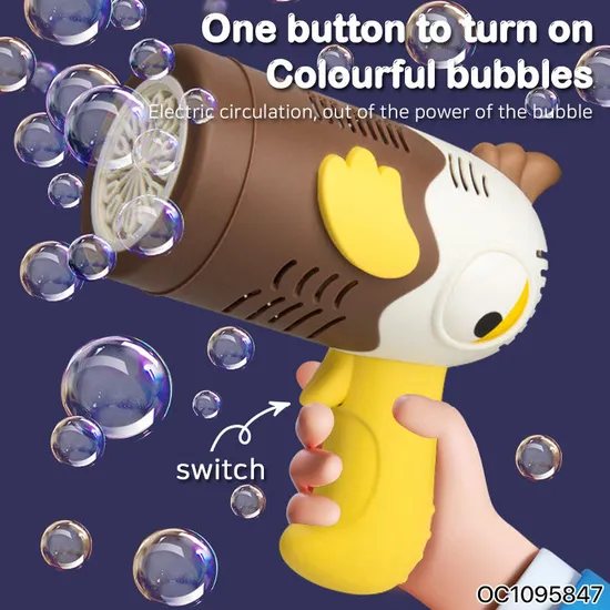 OEM ODM Wholesale Unisex Outdoor Structures Game Bubble Machine Gun Outdoor Plastic Bubble Blower Automatic Shooting Toy for Kid