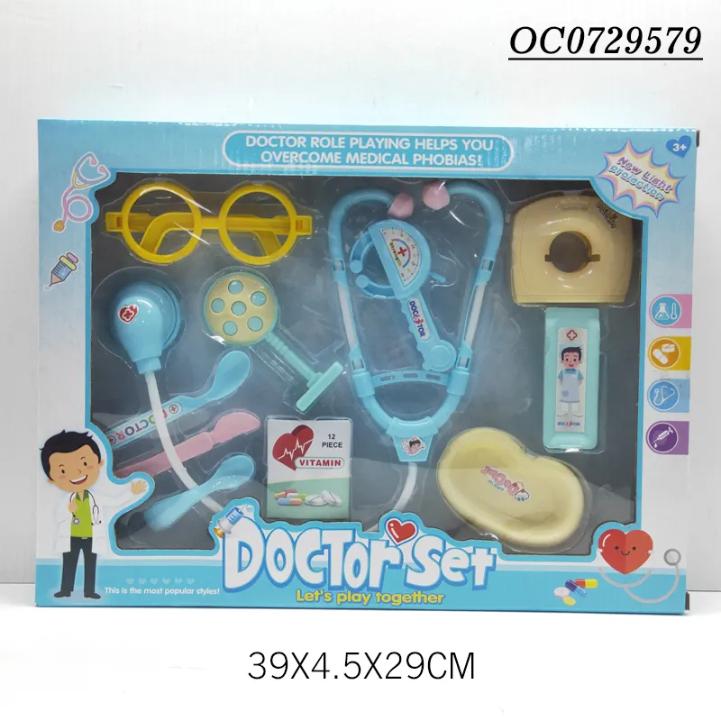 Children Medical Kit Nurse Plastic Pretend Educational Montessori Doctor Play Set Toys