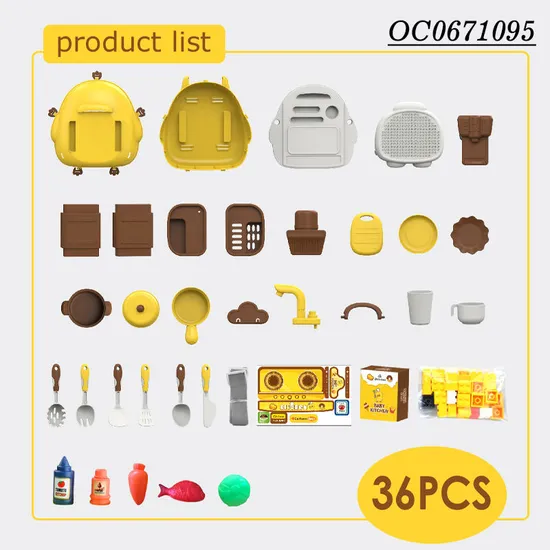 Wholesale Kids Miniature Pretend Mini Kitchen Children's Plastic Tool Plastic Cooking Pretend Play Food Toys