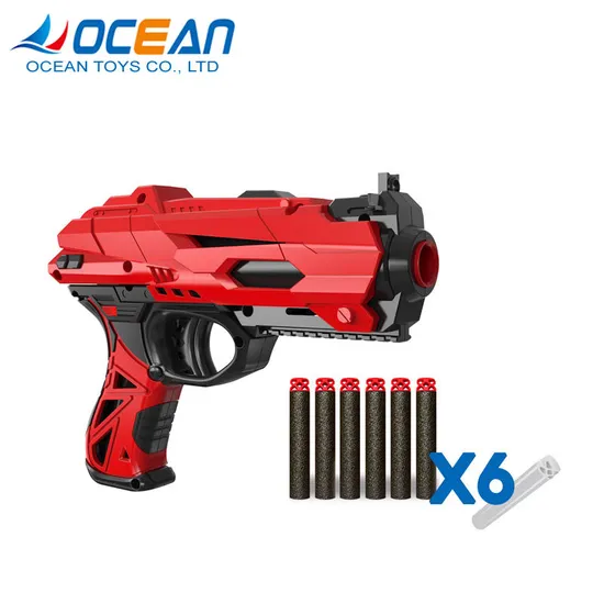 Hot Selling Educational Toys PP Plastic Air Shooting Sniper Gun Soft Bullet Gun