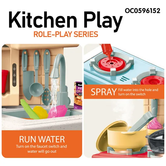 Wholesale Best Pretend Play Large Plastic Children House Kitchen Toy Sets