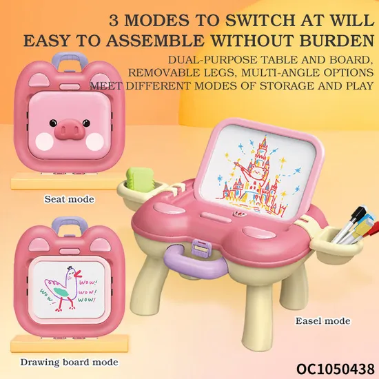 Wholesale Early Montessori Educational Drawing Table Set Learning Popular DIY Toys for Kids