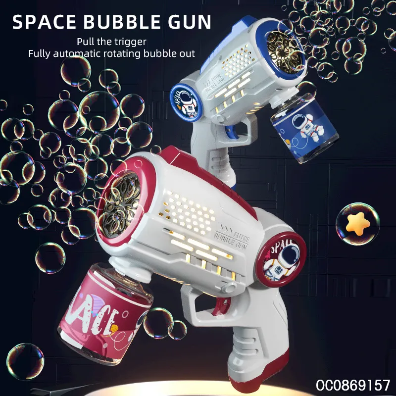 Outdoor Wedding Party Birthday Space Bubble Gun Machine Gift Perfect Choice Kids Toys Automatic Electric Bubble Machine Gun