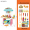 Wholesale Pretend Educational Play Children's Plastic Kitchen Miniature Simulated Dollhouse Toy for Kids