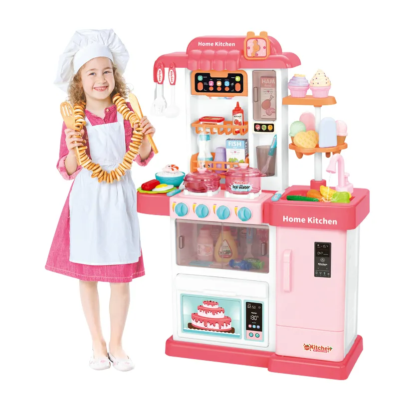 Multifunction Pretend Children Cooking Game Wholesale Kitchen Role Play Set for Kids Girls