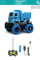 1/22 Scale 4 Channels Remote Control Construction Building Material RC Trucks Toys