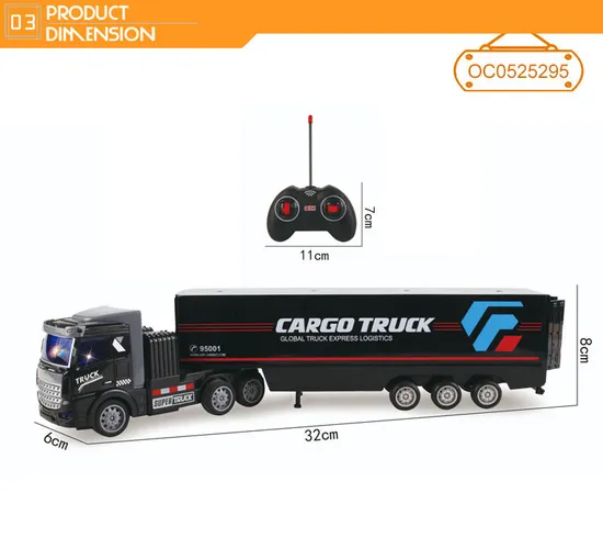 Wholesale Plastic 1: 48 Scale RC Remote Control Truck Toys for Kids
