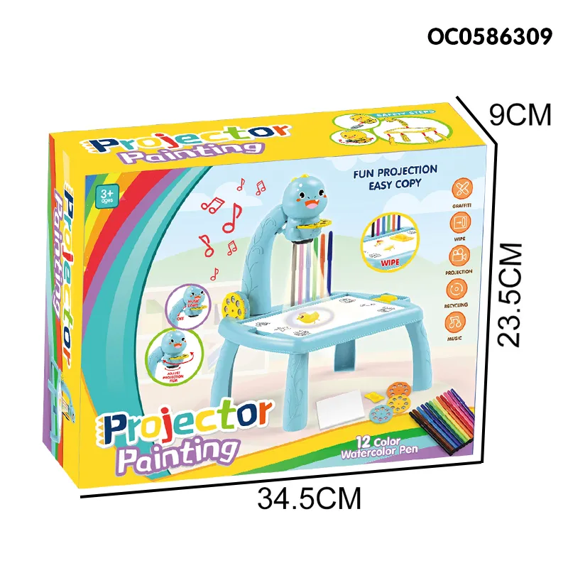 Table Toy Erasable Education Children LED Drawing Montessori Educational Board Toy