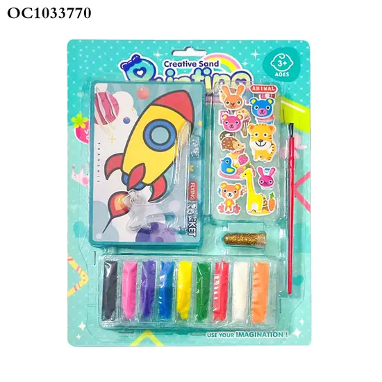 Wholesale Educationalpainting Colored Kids Early Childhood Education DIY Art Cartoon Montessori Drawing Book Toy for Kids