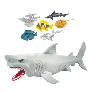 Wholesale Fishing Animal Play Cute PVC Swimming Toy Fish Educational Toys for Kids