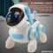 Popular Plastic Battery Operated Animals Walking Electronic Robot Dog Model Light Music Toys Dog for Kids