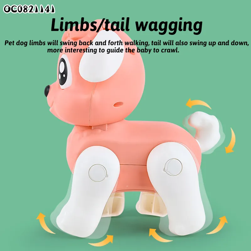 Light Music Wholesale Battery Operated Plastic Animal Light Music Electric Toy