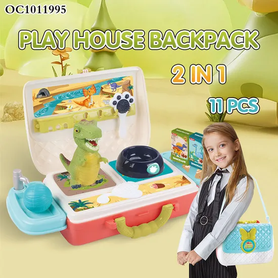 Plastic Pet Feeding Toy Animal Model Colorful Dinosaur for Fun Pretend Play Kids Games Toy
